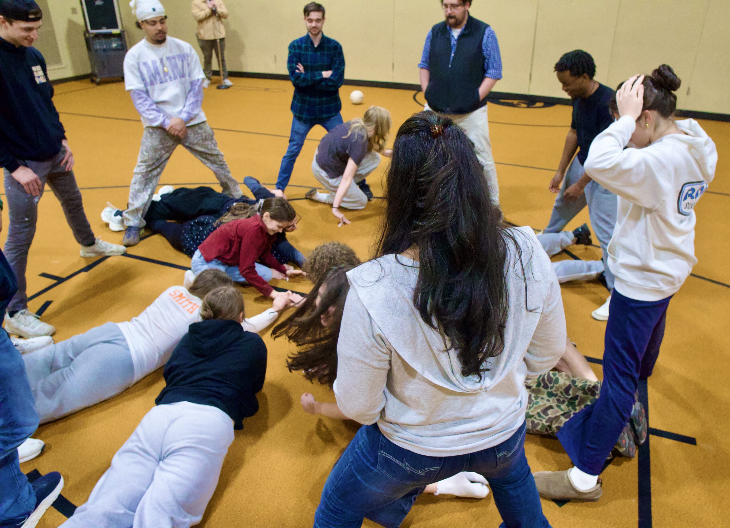 Students having fun together at Revolution Youth