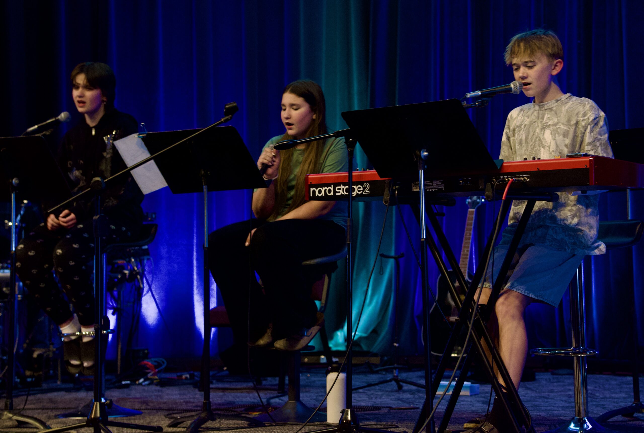 Revolution Youth worship team leading worship